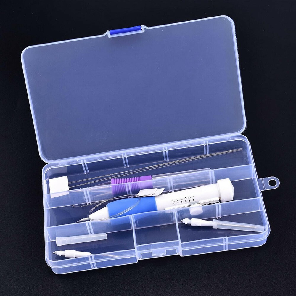 DIY Magic Embroidery Pen Set Punch Needle Stitching Knitting Sewing Tool Kit