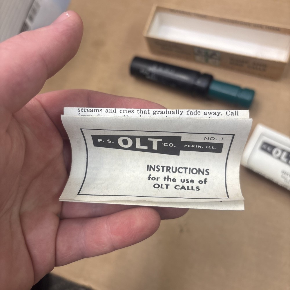 P.S. Olt Fox, Coyote Call Model T-20