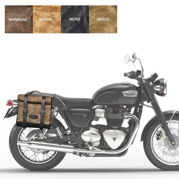 Black Small Right Quick Release Bag Kit for Triumph T100 LC from 2017