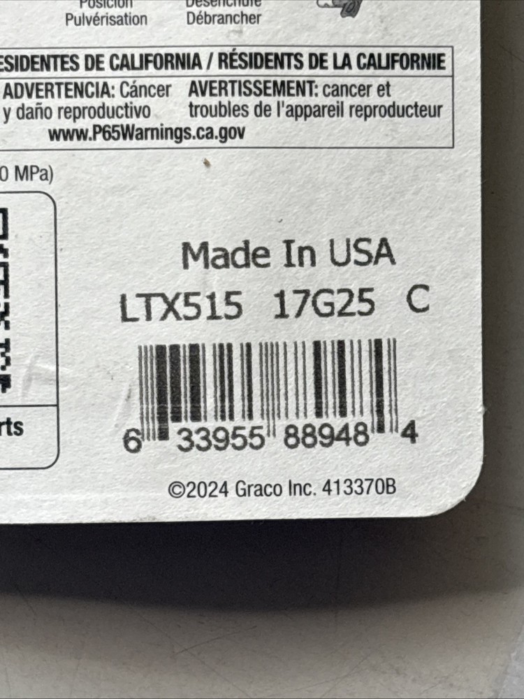 Graco 515 RAC X LTX SWITCHTIP
