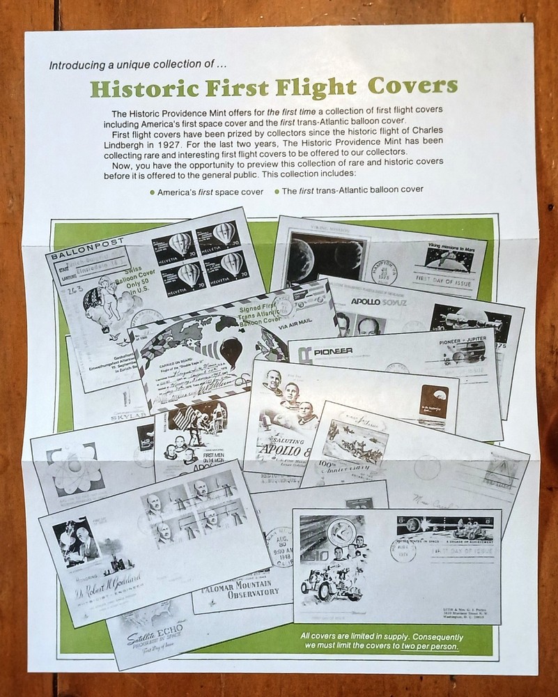 1981 Space Shuttle Columbia First Day Issue Stamps Postmark May 21 * COA #002277