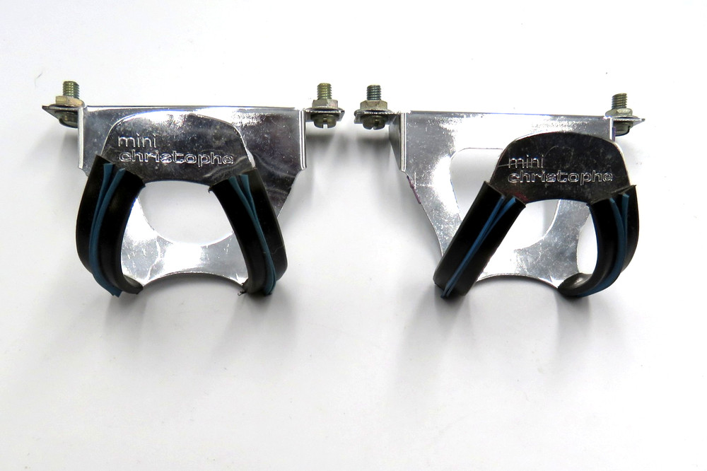 Vintage Half Toe Clips Mini Christophe Chrome