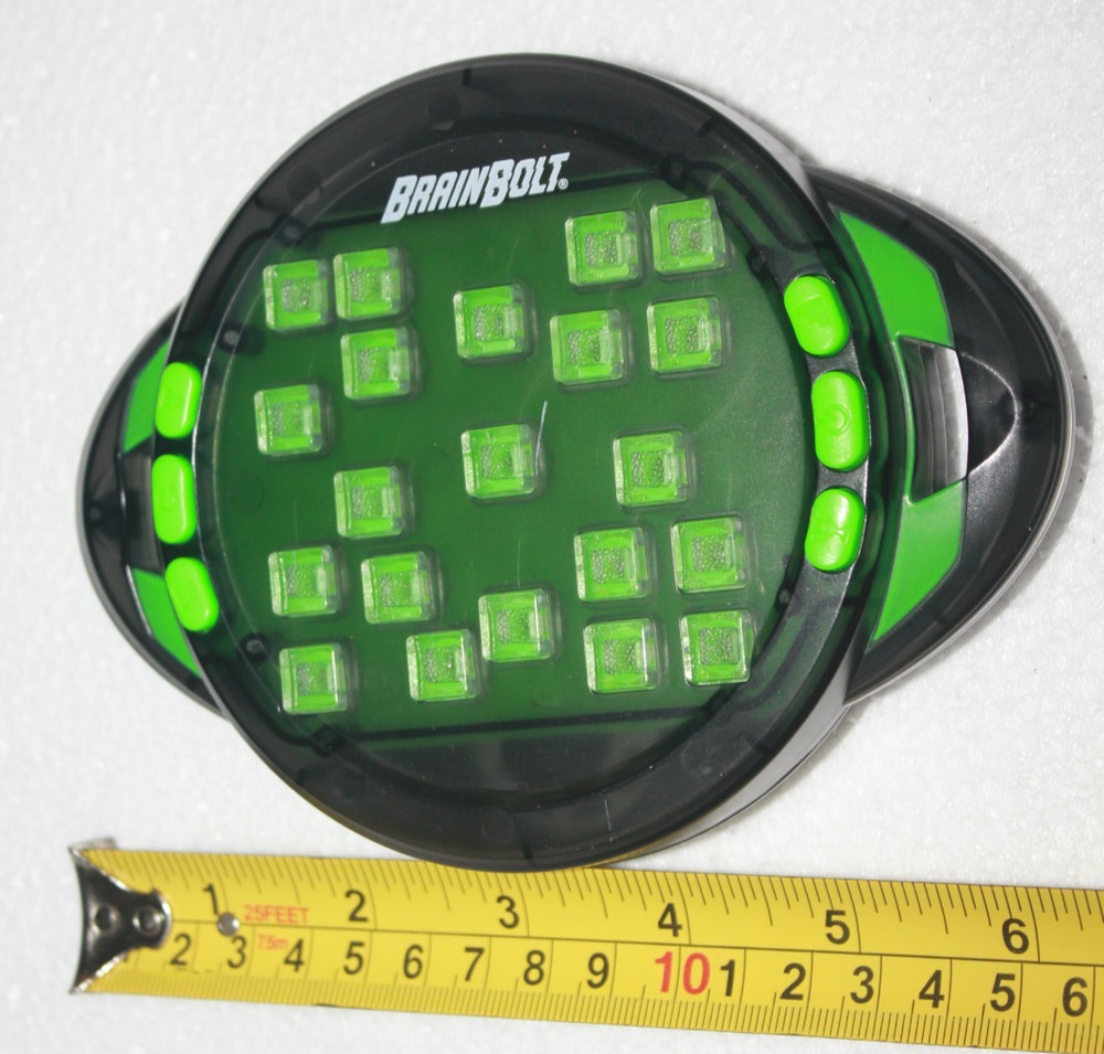 Brainbolt Handheld Brain Teaser Light Up Memory Game Educational Insight Puzzle
