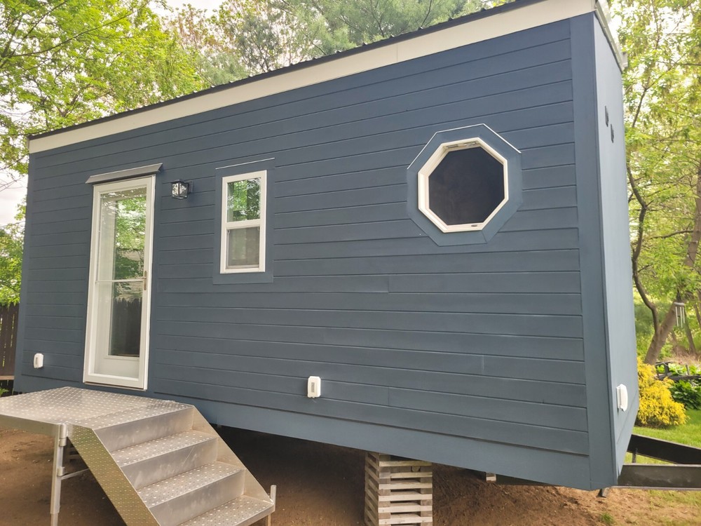 Tiny Home on Wheels, 8x24 Trailer with Hookups, Sleeping Loft
