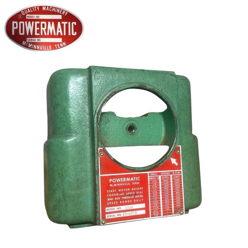 Powermatic 1200 20” Drill Press Variable Speed Control Casting With Badge