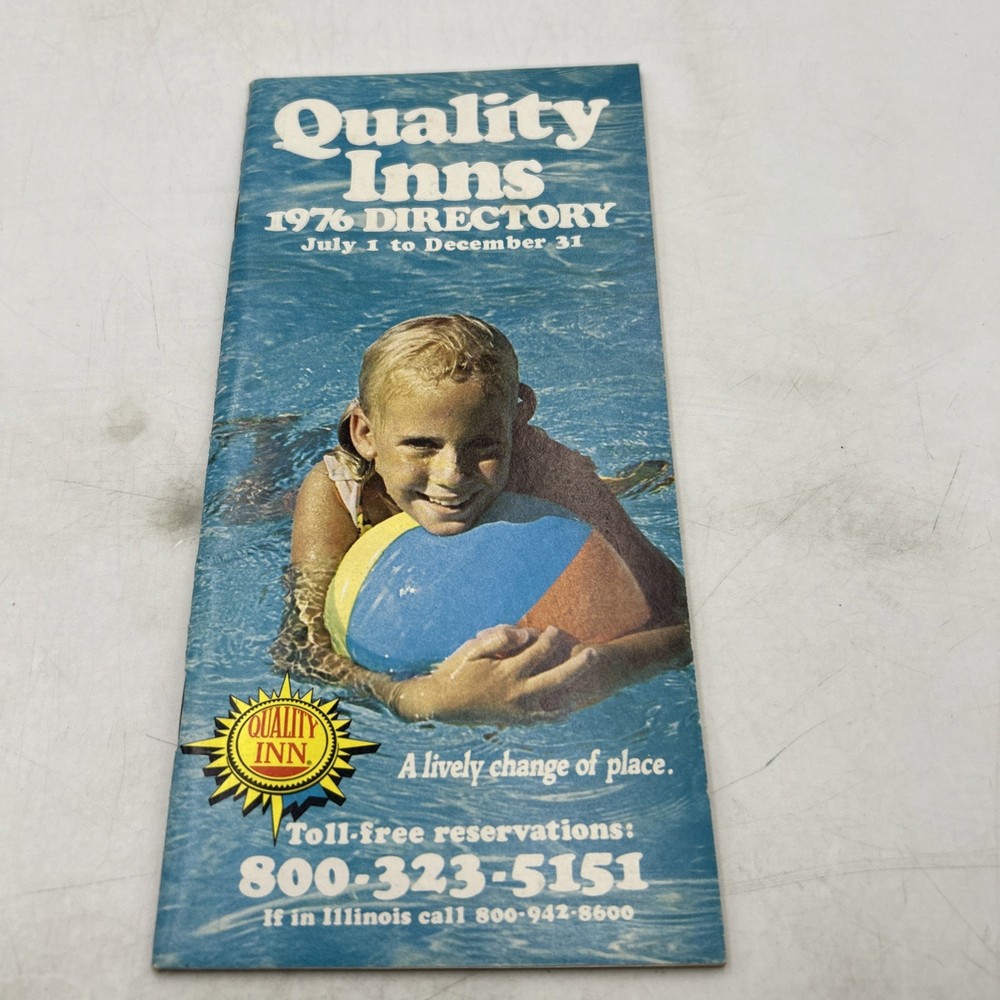 Vintage 1976 Quality Inns Directory