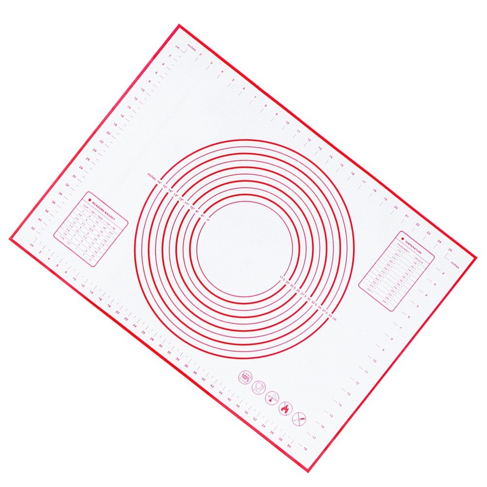 Silicone Dough Rolling Mat Baking Mat Kitchen Tools for Cookie Pizza Pastry