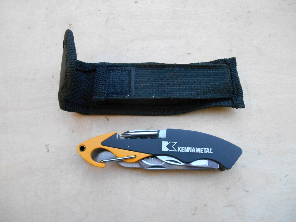 VTG. KENNAMETAL MULTI TOOL POCKET KNIFE , 7 BLADES, TOOLS