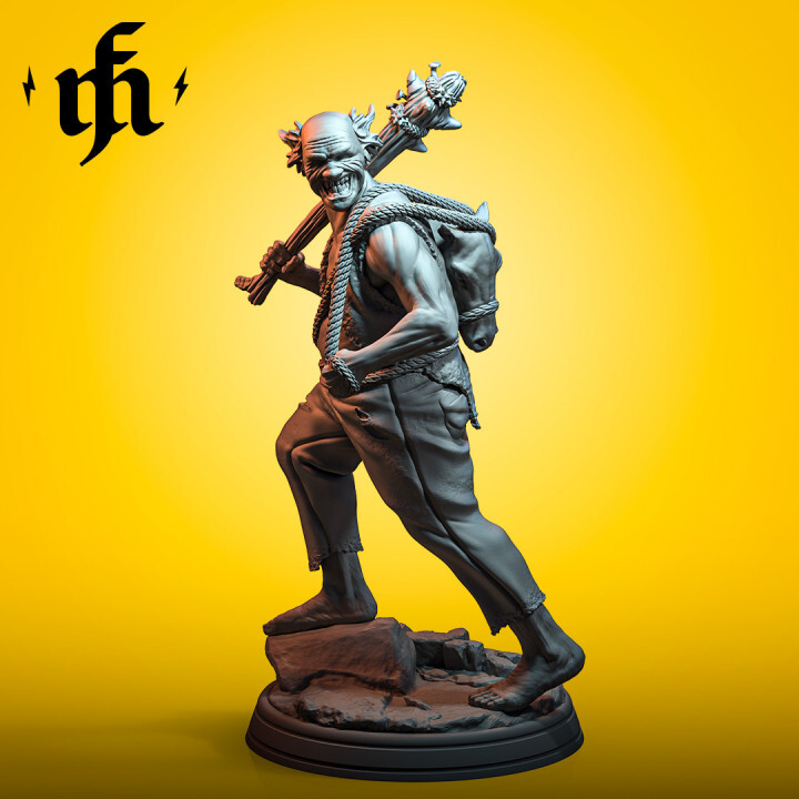 Papahorse by Midas Forge | D&D | DnD | Miniature | Print on Demand