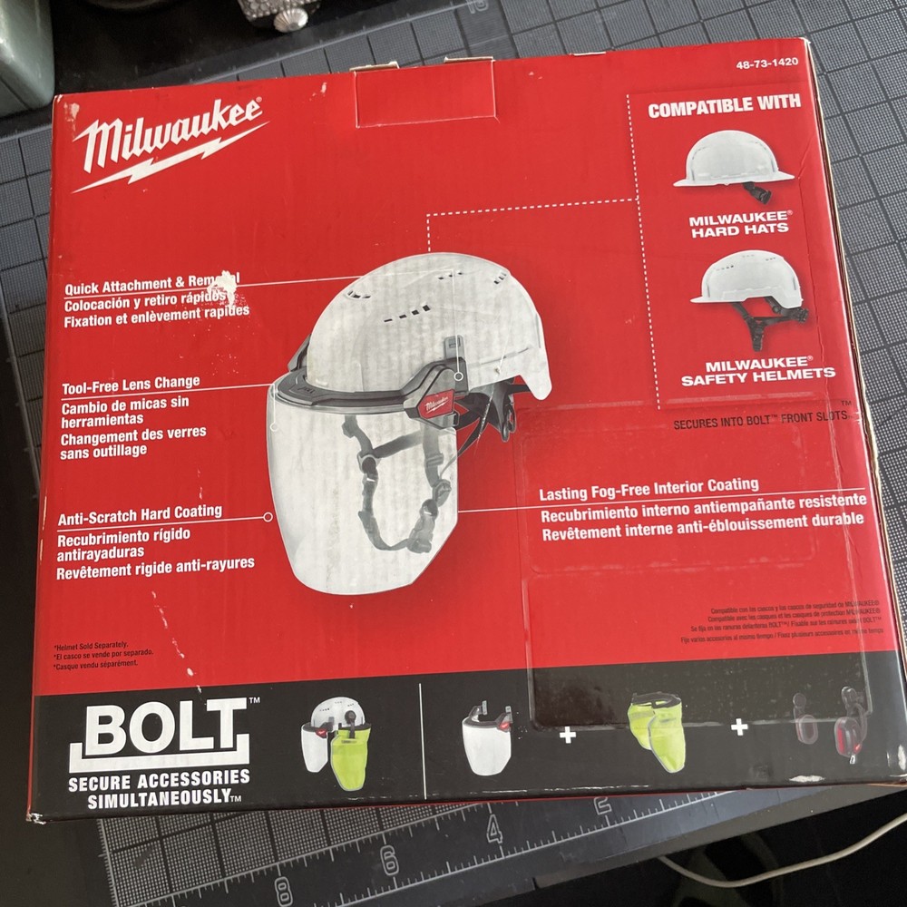 Milwaukee 48-73-1420 BOLT FULL FACE SHIELD
