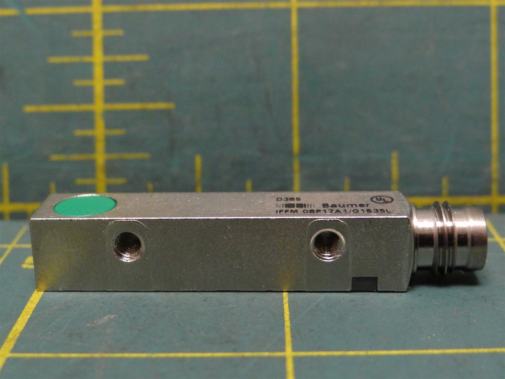 Baumer IFFM08P17A1/O1S35L Inductive Proximity Sensor Rect. Flush M8 Connector