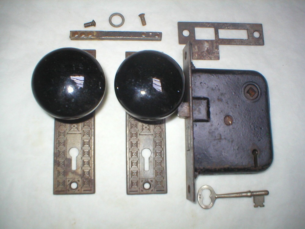Antique Victorian Era Door Hardware