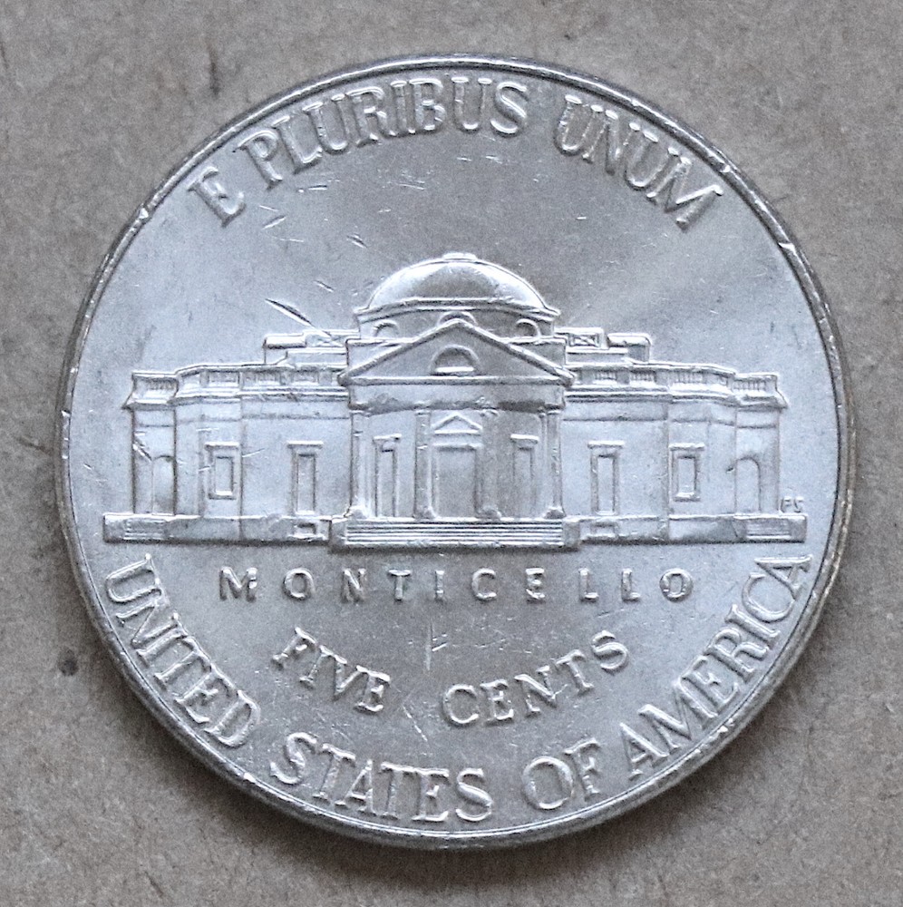 2011 D Jefferson nickel circulated