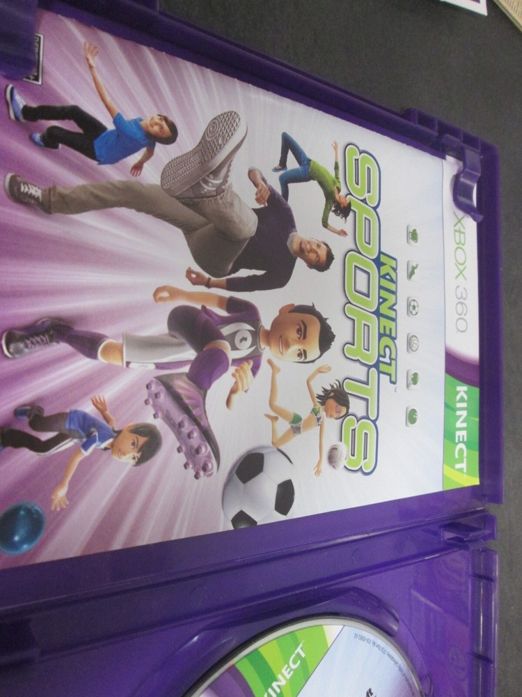 Microsoft Kinect Sensor Bar w/book & 6 Games