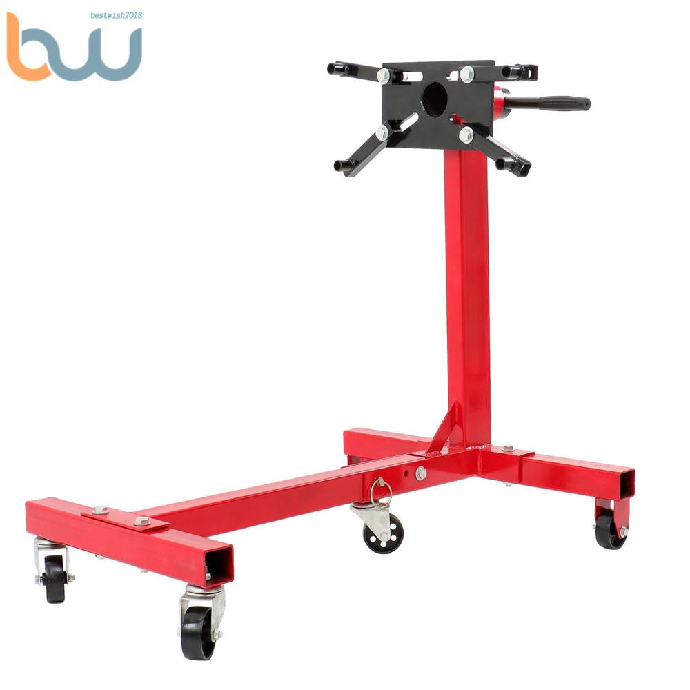 Capacity 3/4 Ton Folding Engine Stand 1500LBS Heavy-duty Engine Block Hoist