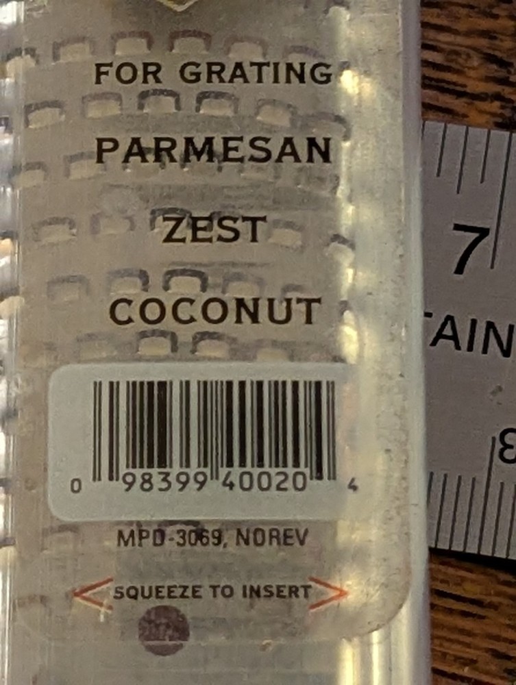 Microplane Zester From Sharper Cutting Tools With Protective Sleeve