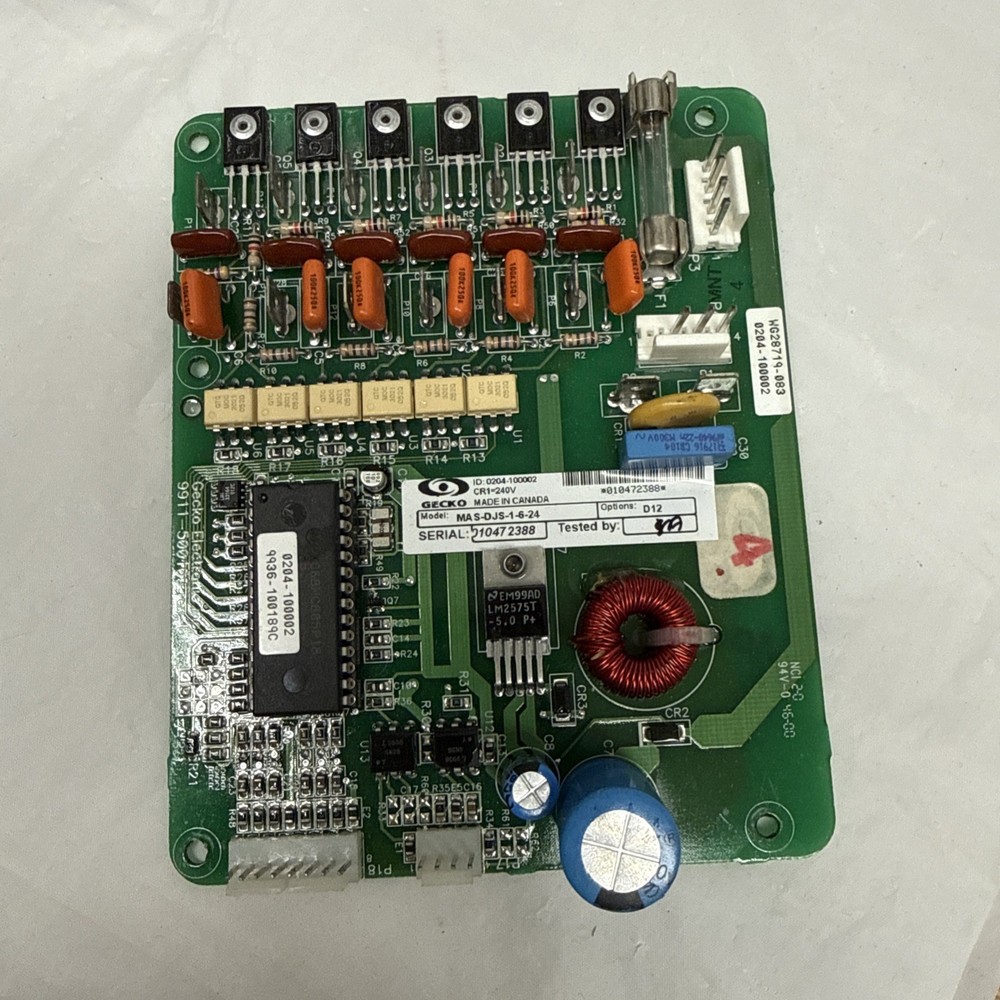 GECKO Model # mas-djs-1-6-24 Spa Controller Sequencer