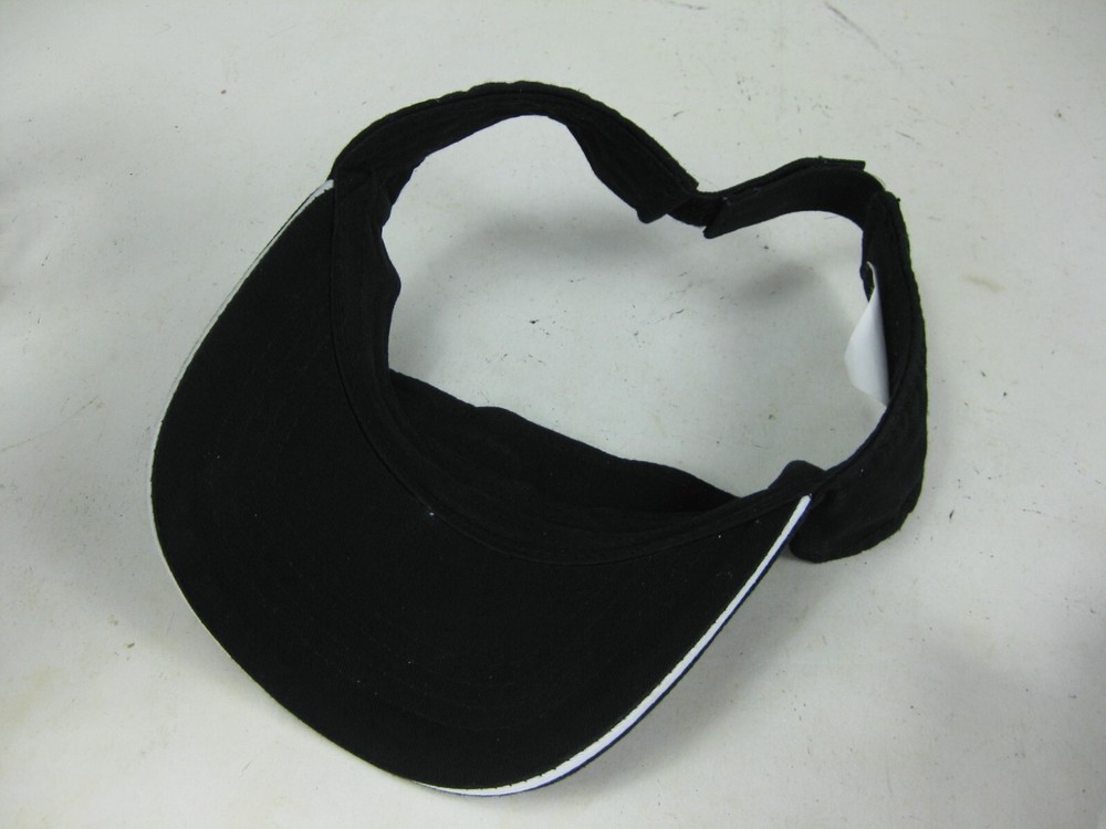World Woods Golf Course Visor Top 100 black