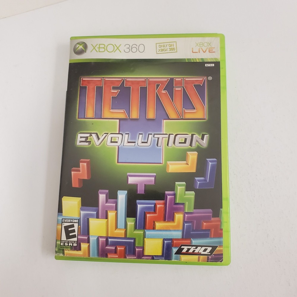 Tetris Evolution (Microsoft Xbox 360, 2007) - Classic Puzzle Game - No Manual