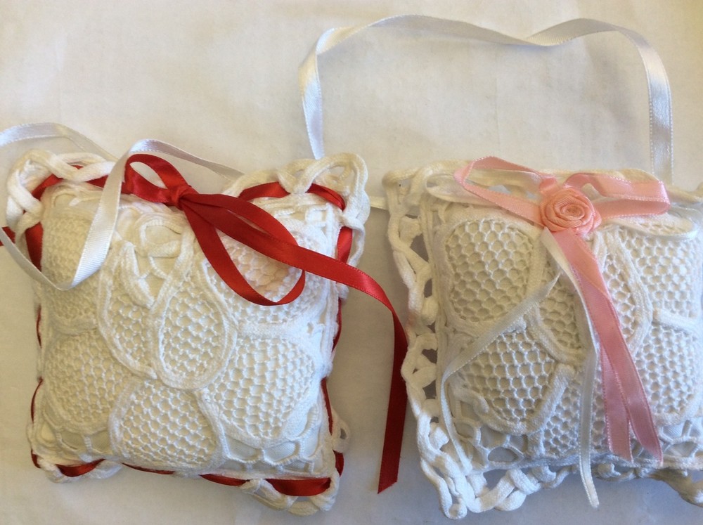 SQUARE SACHET PILLOWS-5 X 5- 2 CHOICES