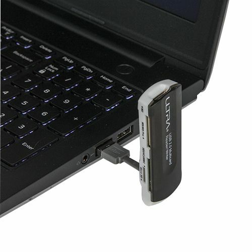 USB 2.0 Multi-Card Reader Writer SD SDHC Micro SD MS PRO DUO M2 MMC Windows MAC