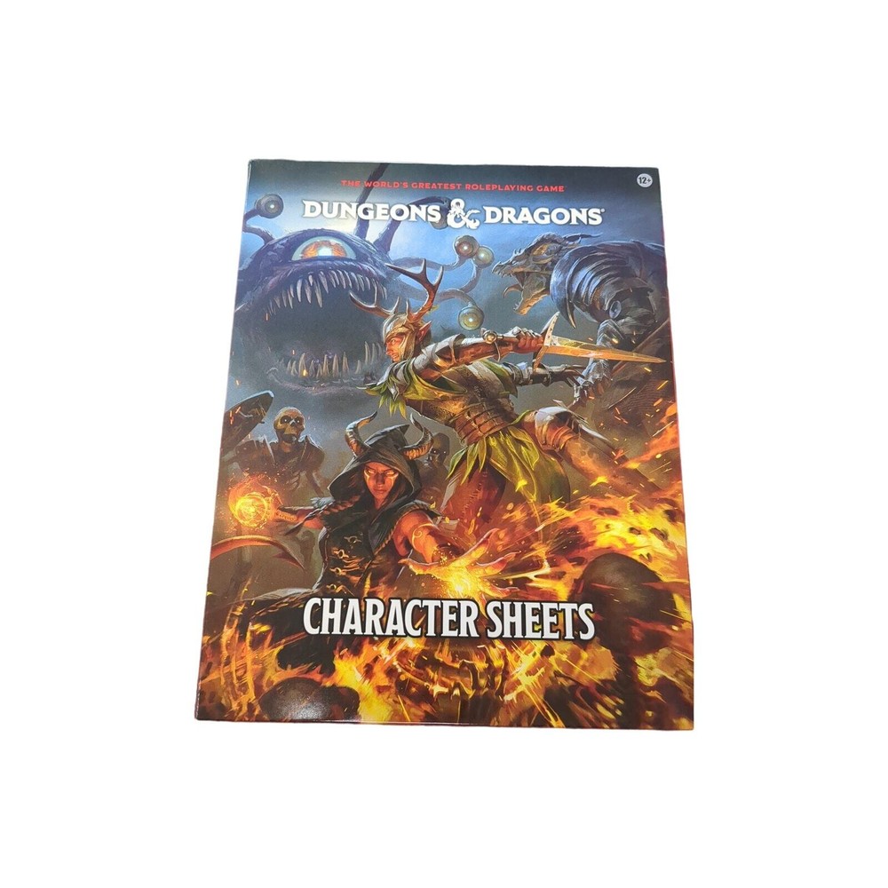 Dungeon and Dragons character sheets