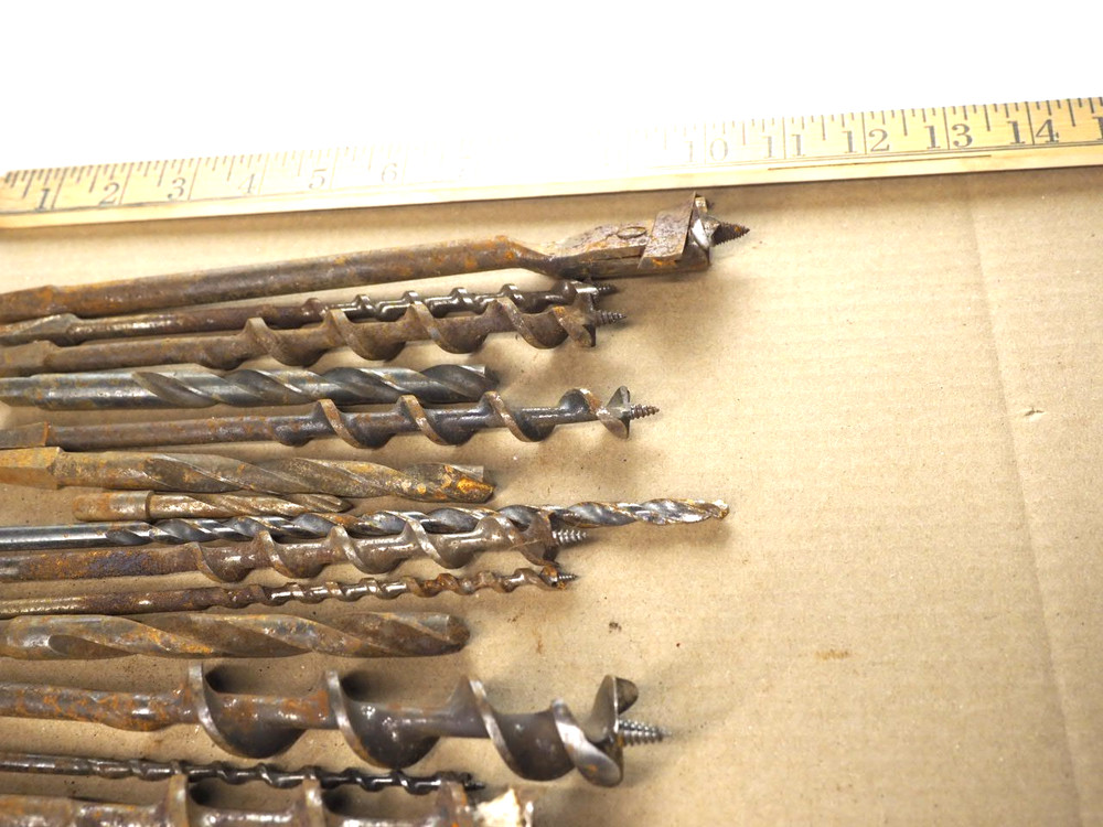 Auger bit hand brace drill bits