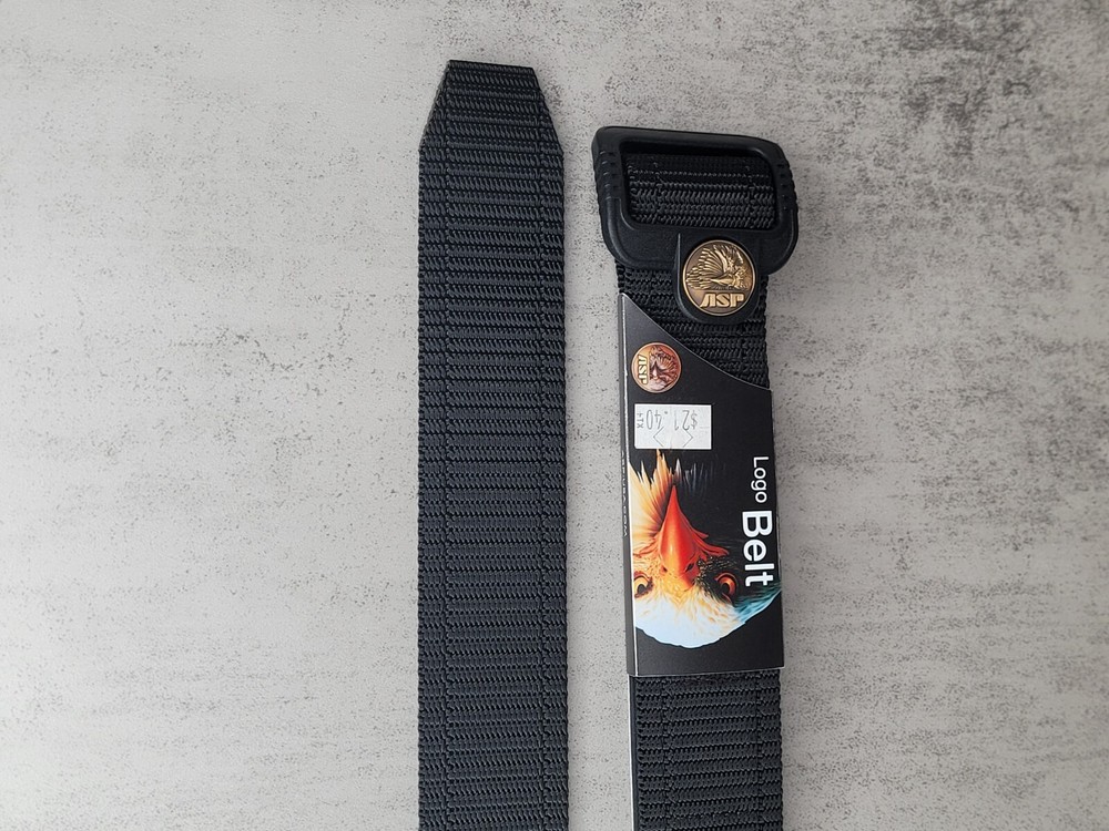 ASP Eagle Nylon 1.5 Logo Belt Style 10101 Black Size MED NWT