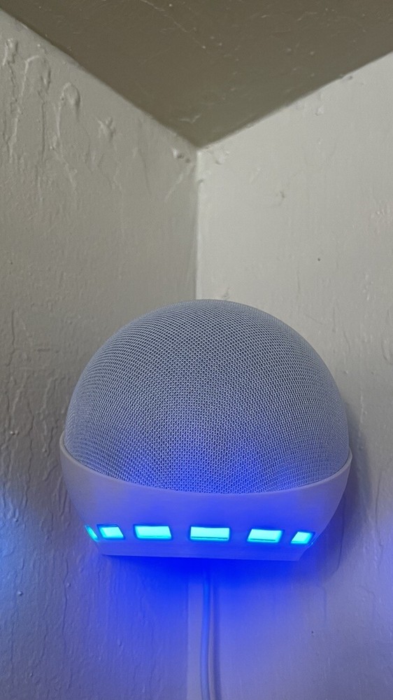 Echo Dot 4/5 Wall & Corner Mount Bracket Holder Accessory TAN!!