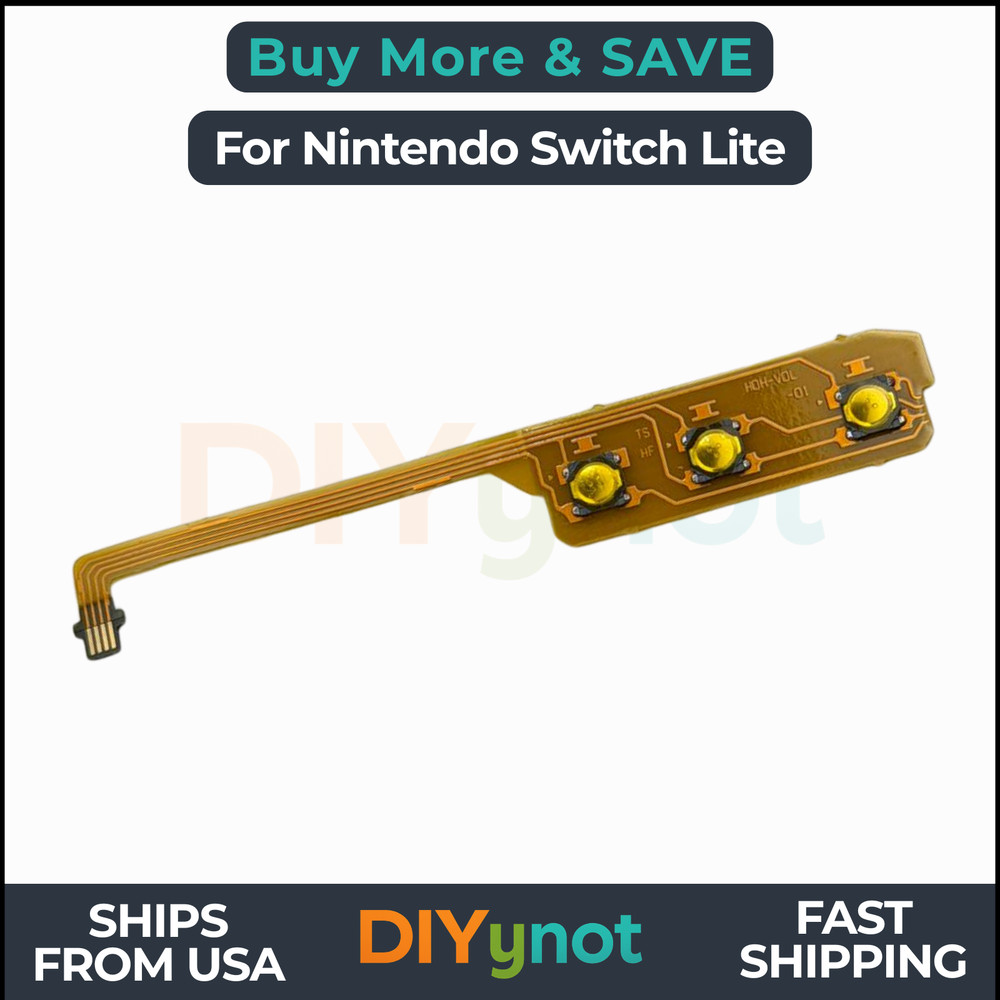 Power Volume Button Flex Cable for Nintendo Switch Lite Replacement