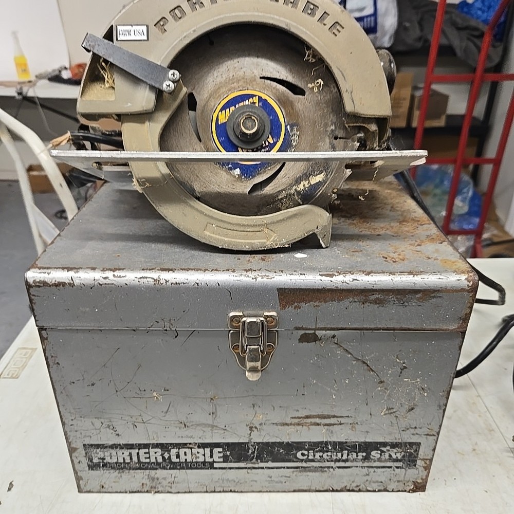PORTER CABLE 315-1 ELECTRIC CIRCULAR SAW (Read Description)