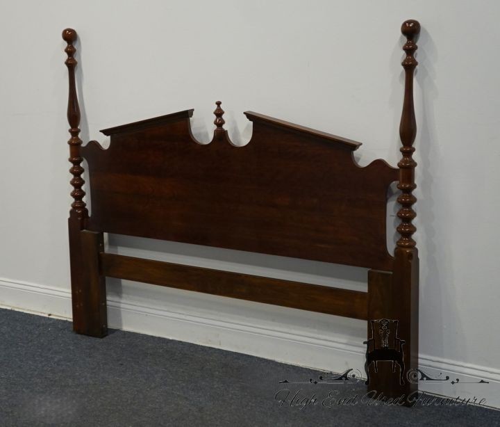 CRESENT FURNITURE Solid Cherry Traditional Style Queen Size Pediment Headboard