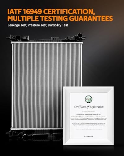 CU2692 Radiator, Compatible with Auto Radiators 2004-2009 Quest