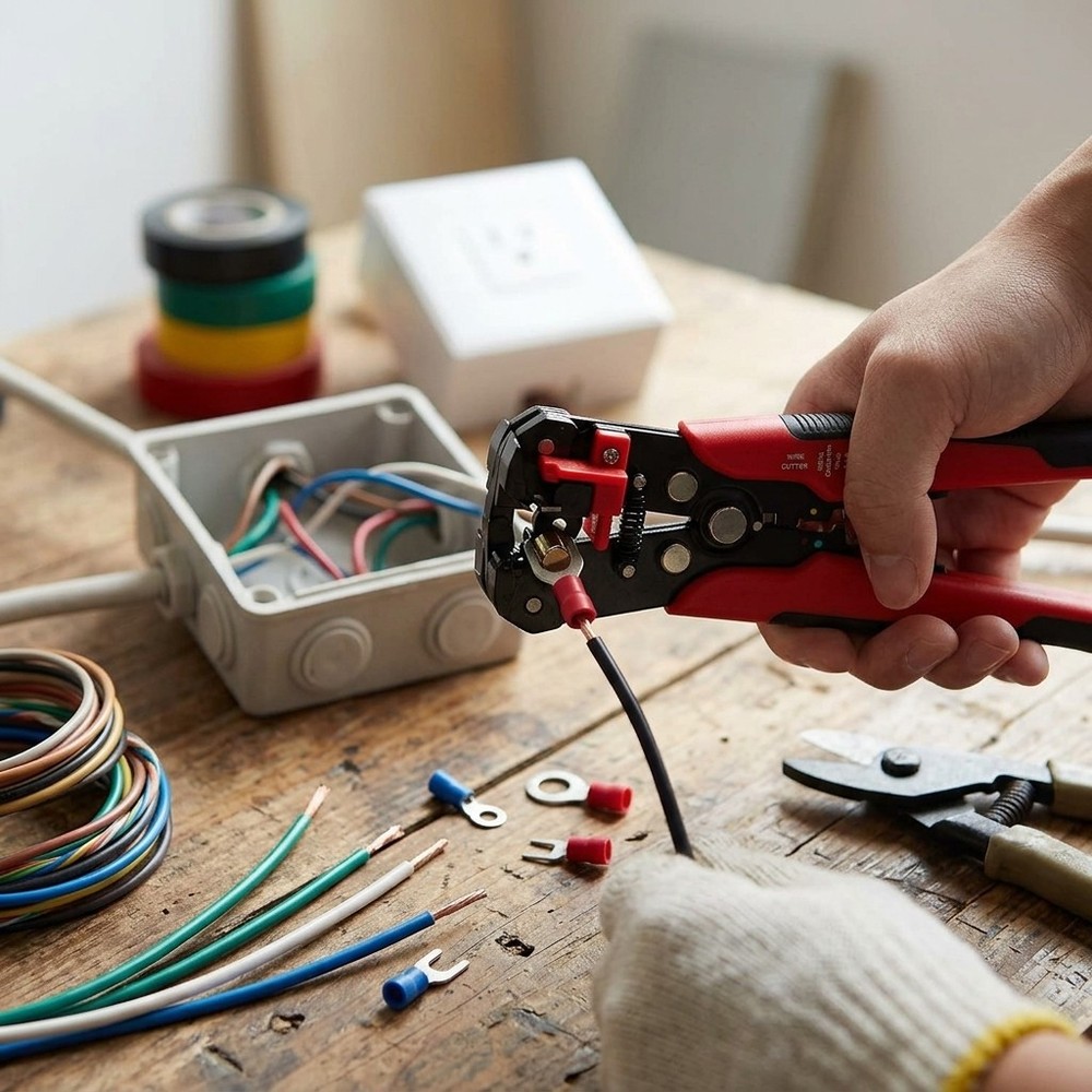 Automatic Wire Stripper Crimper Tool Multi-Function Cable Cutter