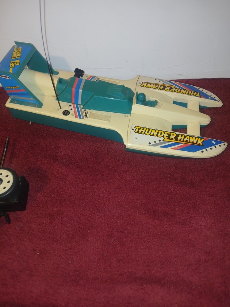1987 Remco Thunder Hawk Remote Control Boat