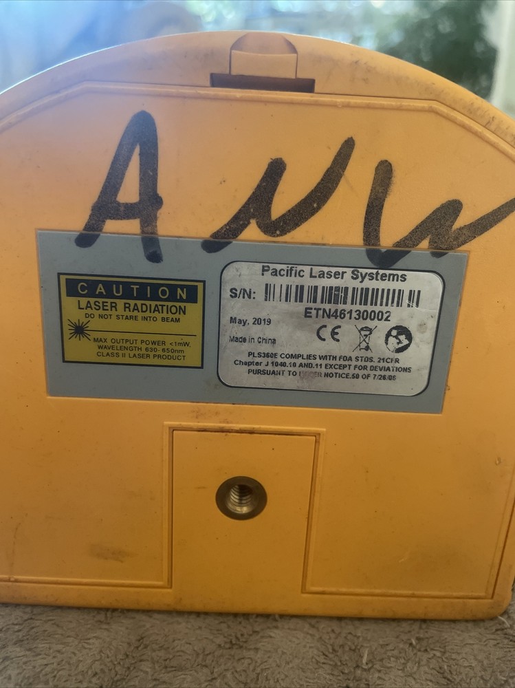 Pacific Laser Systems Laser Level PLS 360