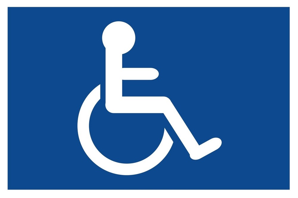 HANDICAPPED...- SECURITY SIGN- #PS-439
