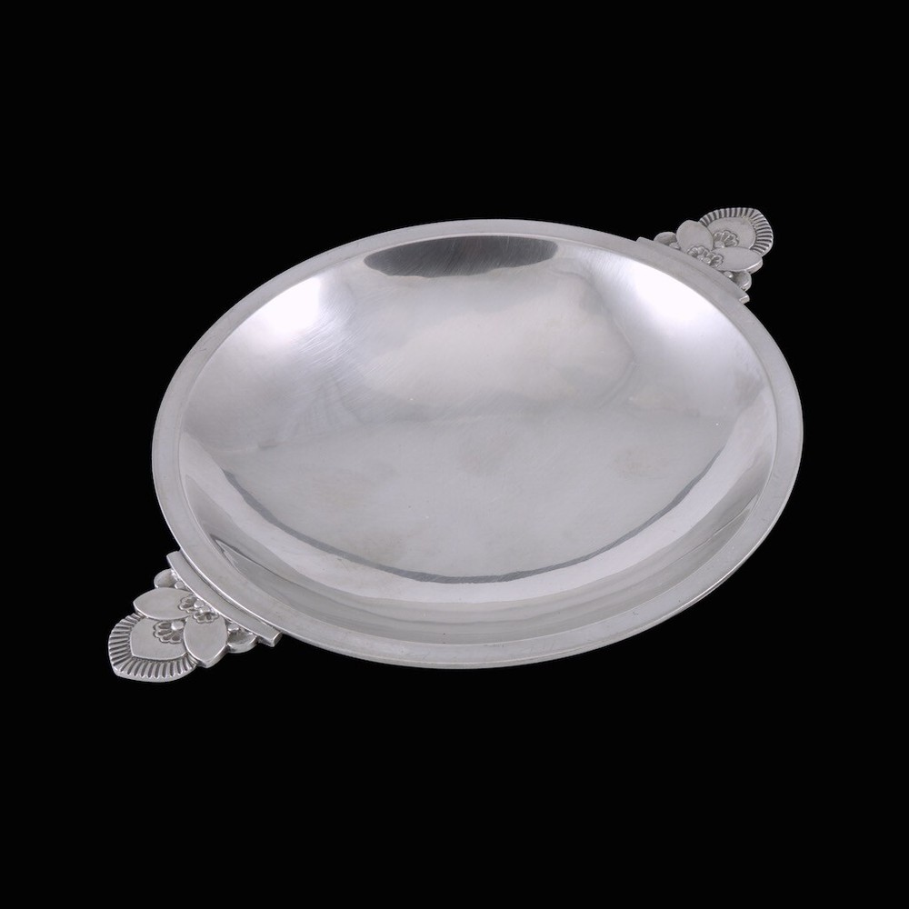 Georg Jensen. Sterling Silver Cactus Dish / Bowl - #629A.