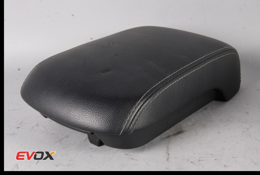 08-15 MITSUBISHI LANCER EVOLUTION EVO X CENTER CONSOLE ARMREST LID LEATHER