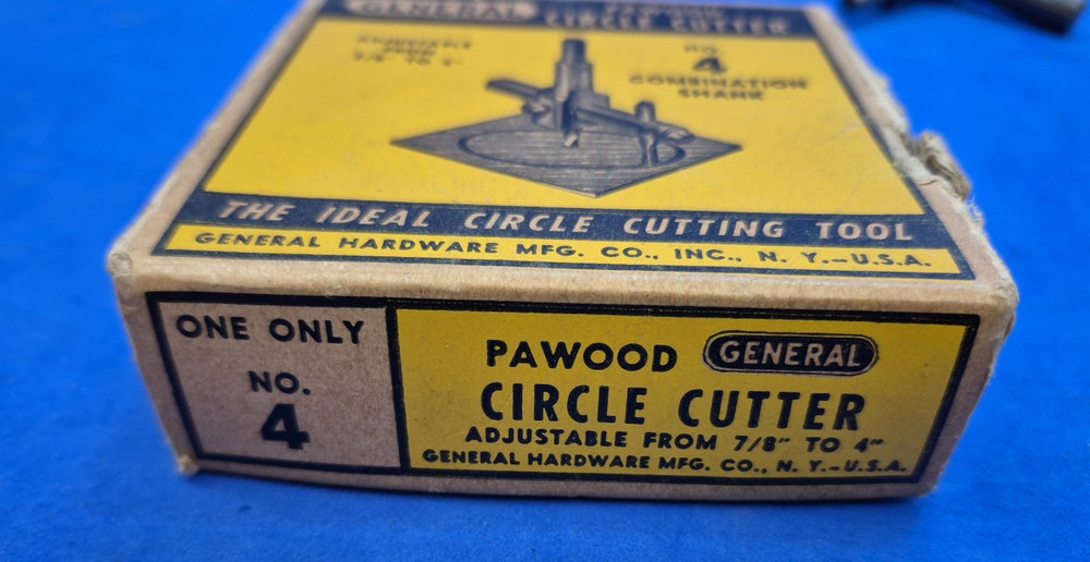 General Pawood Circle Cutter No. 4