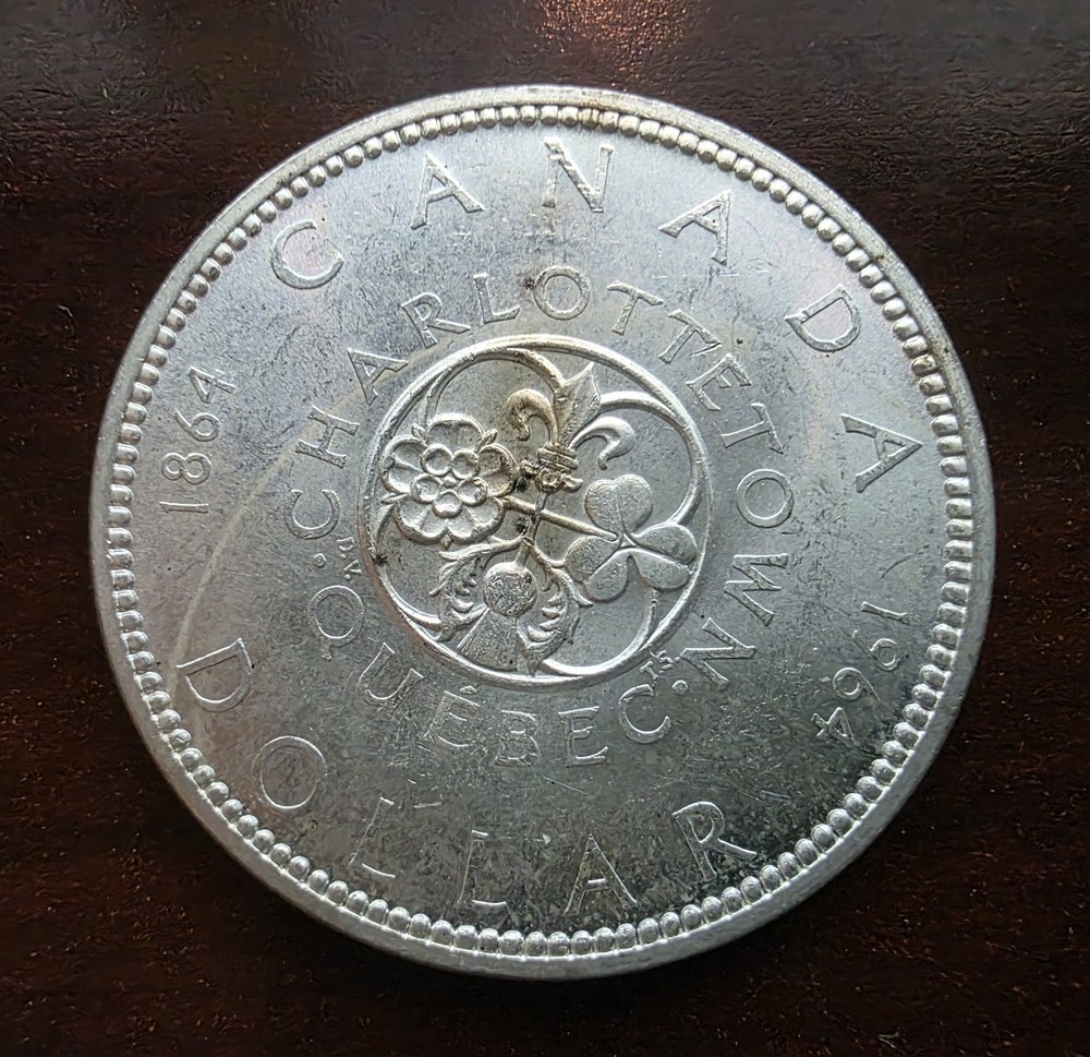 1964 CANADA SILVER DOLLAR COIN