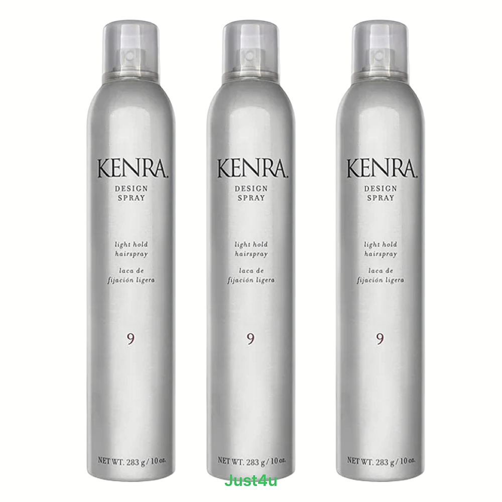 Kenra Design Spray #9 Light Hold, 10oz. (3PACK)
