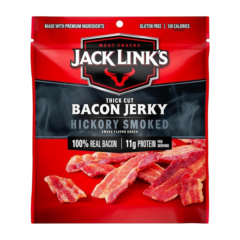 Bacon Jerky Hickory Smoked 2 5 oz
