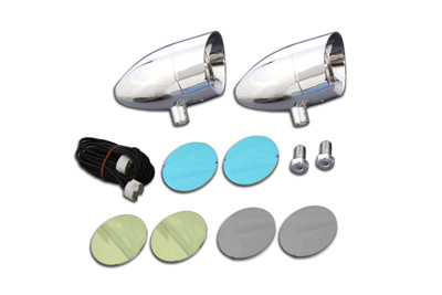 Hyper Marker Lamp Set Large 4 Colors fits Harley Davidson