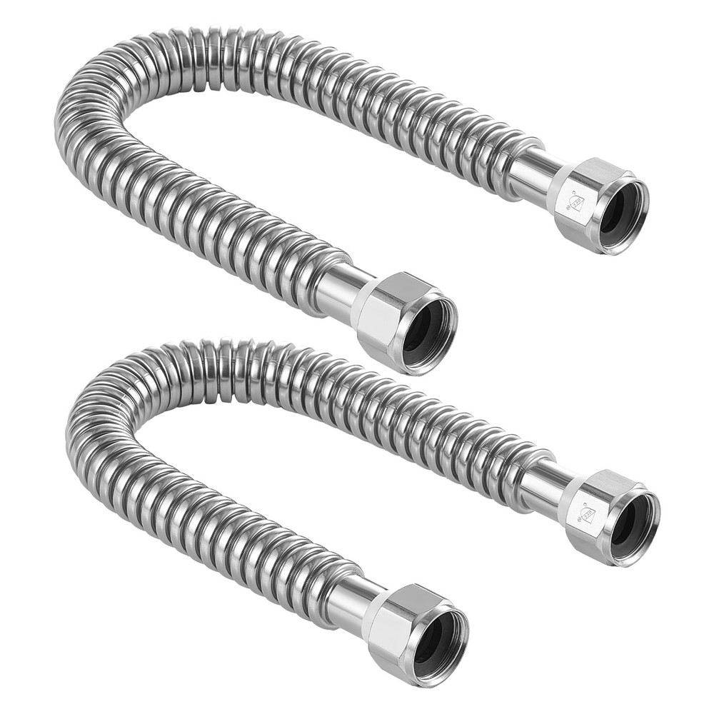 Uimoso 18-Inch Water Heater Kit with Flexible Connector for Kitchen Use