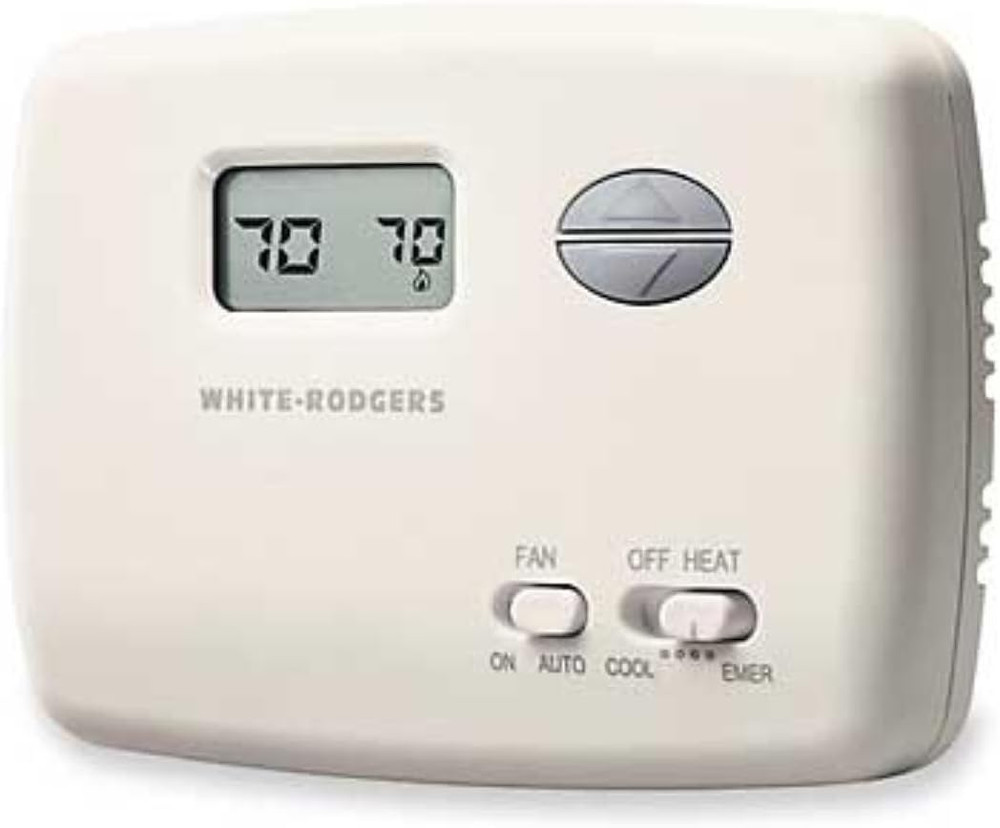 1F79-111 Digital Non-Programmable Thermostat,White