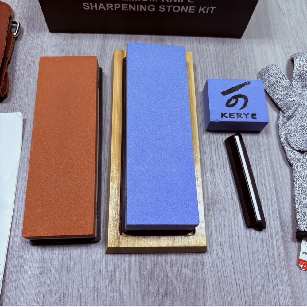 KERYE Premium Knife Sharpening Stone Kit 11-Pc Set