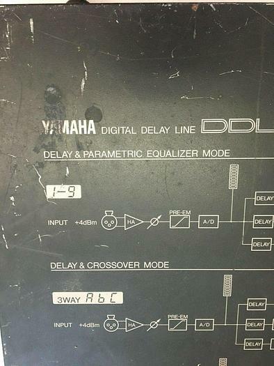 Yamaha Digital Delay Line Equalizer Working DDL3 Free Shipping