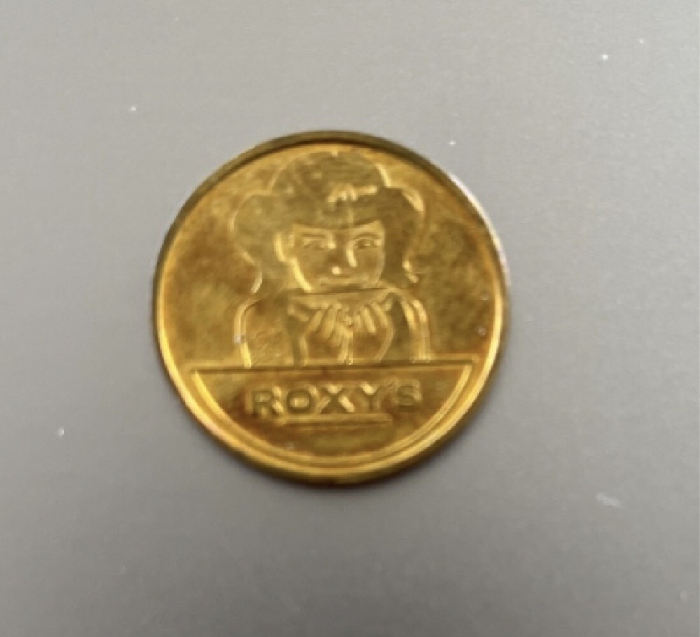 vintage arcade token Roxy's Cambridge, Massachusetts