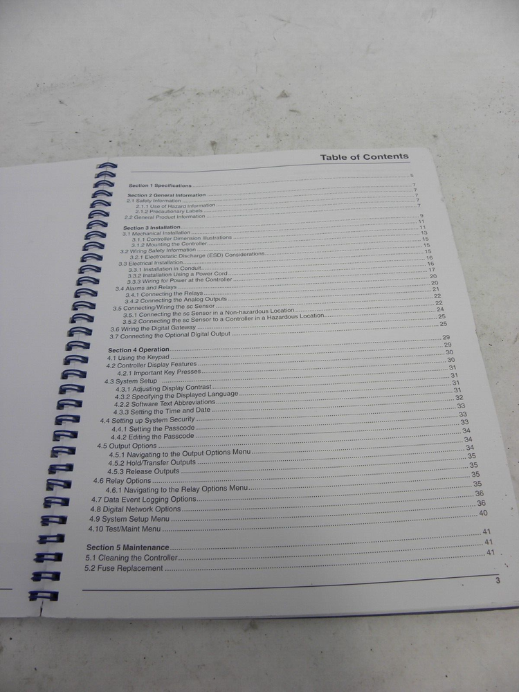 ORIGINAL USER MANUAL 58600-18 - Hach SC100 General Purpose Analyzer Instructions